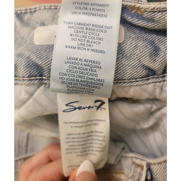 Seven7 Weekend Slim Fit Jeans Women’s Size 6 Distressed Light Blue • EUC - Picture 8 of 11